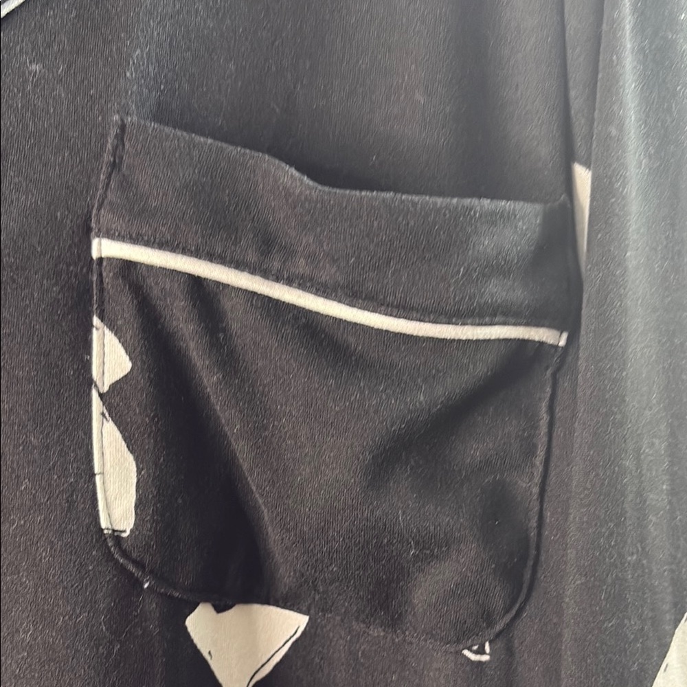 Kate Spade Black Pajama Top - Picture 4 of 6